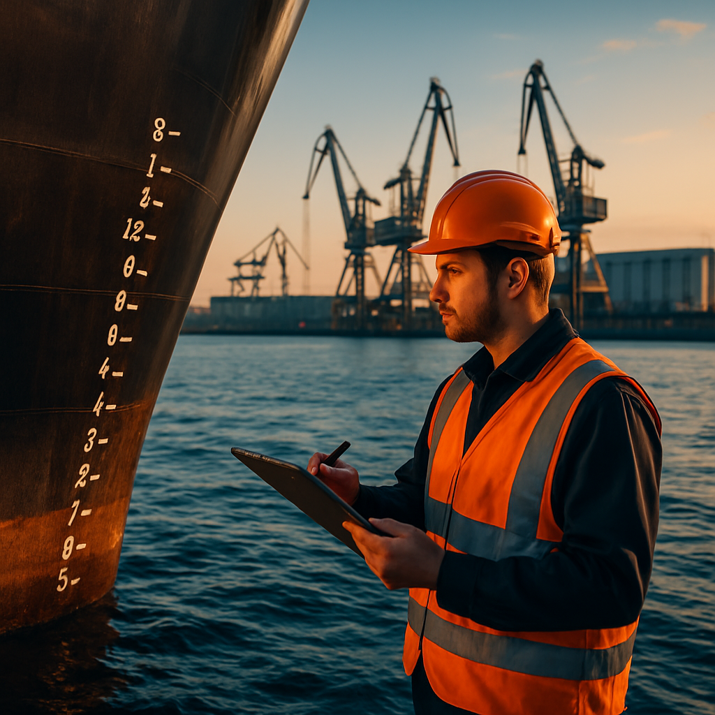 Curso de Arqueação de Navios — Draft Survey